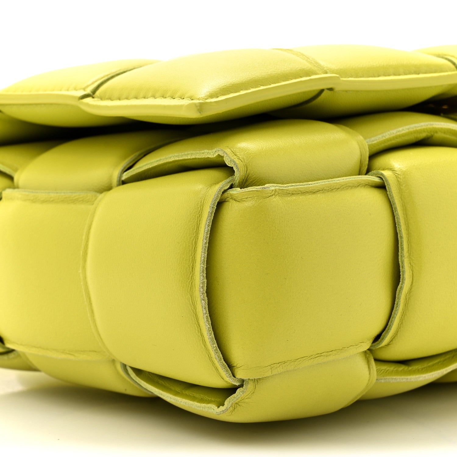 Bottega Veneta Nappa Maxi Intreccio Padded Cassette Crossbody Bag Kiwi 9 of 13