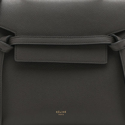 Celine Grained Calfskin Micro Belt Bag Grey 9 of 11