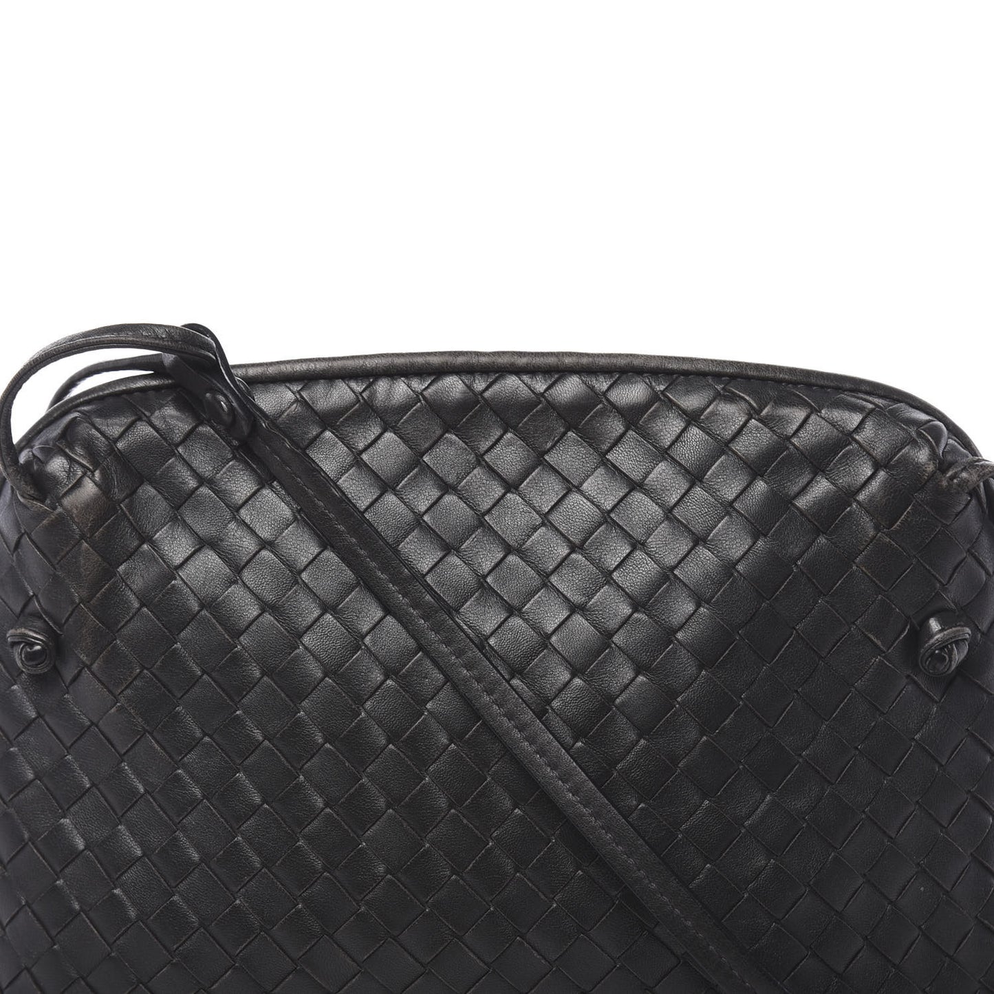 Nappa Intrecciato Nodini Bag Black