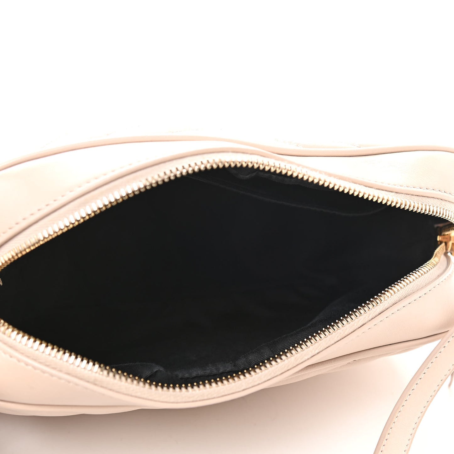 Calfskin Matelasse Monogram Lou Camera Bag Nude Powder