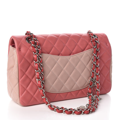 Chanel Lambskin Quilted Tri-Color Medium Valentine Charms Single Flap Pink 3 of 11