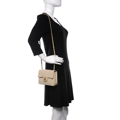Chanel Lambskin Quilted Mini Square Flap Beige 2 of 15