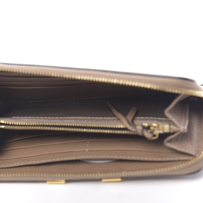 Chloe Grained Calfskin Marcie Long Zip Around Wallet Nut 5 of 9
