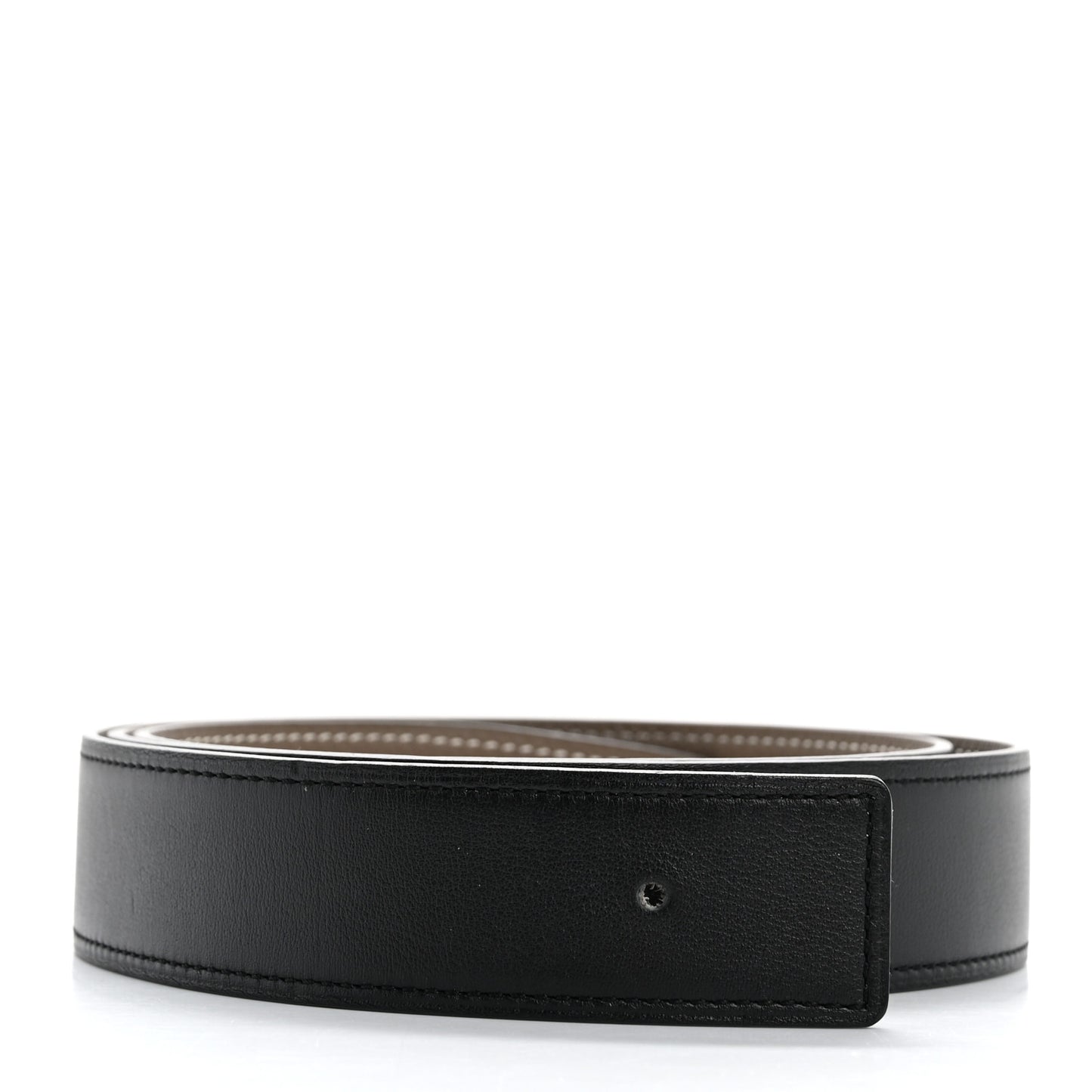 Swift Epsom 24mm Belt Strap 95 Black Etoupe