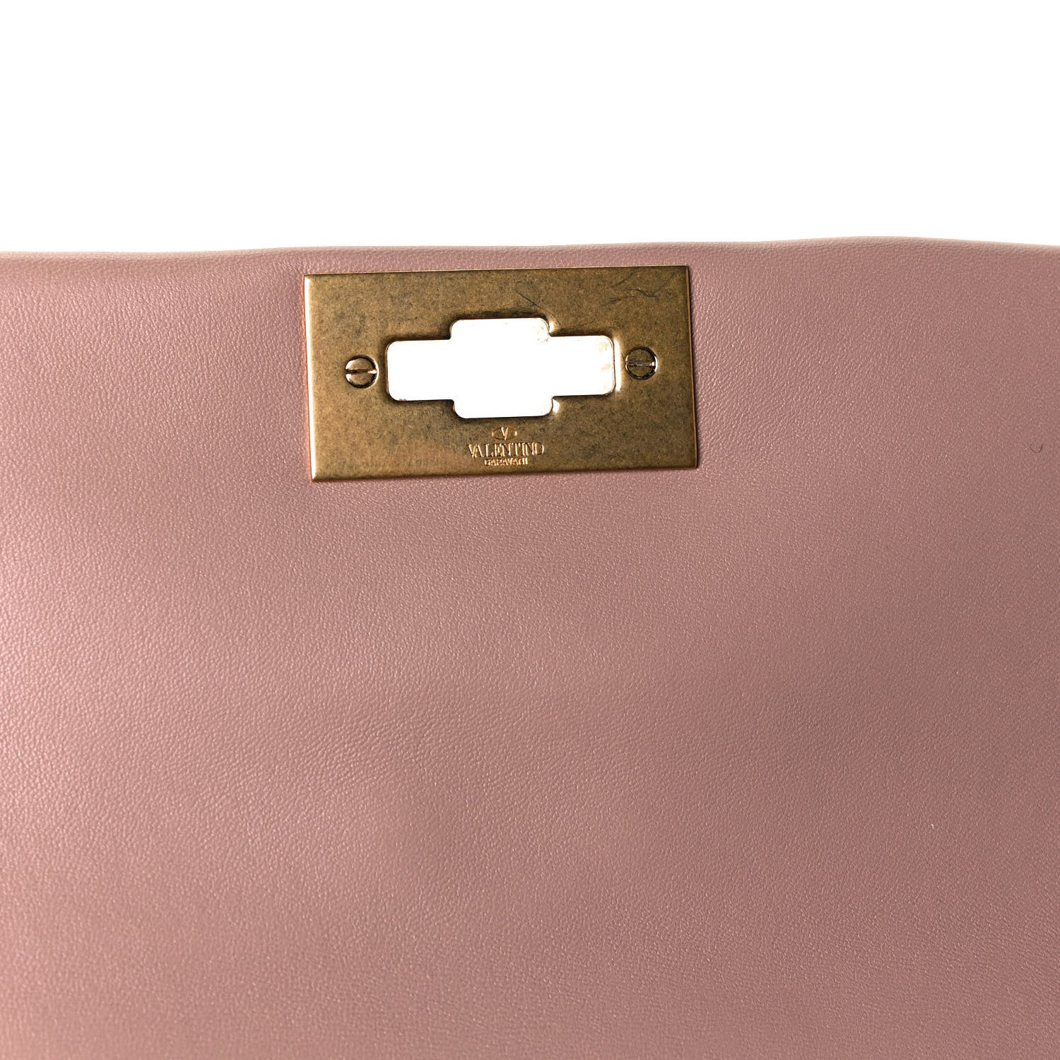 Valentino Garavani Nappa Large Roman Stud Shoulder Bag Rose Cannelle 7 of 14