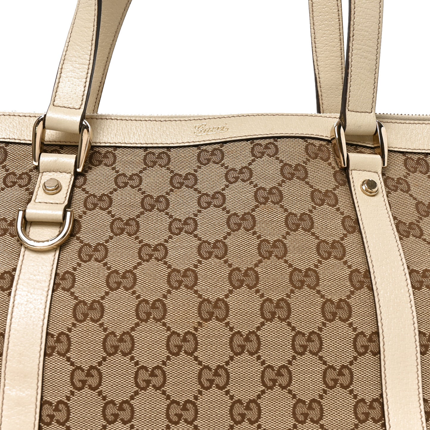 Monogram Medium Abbey Tote Off White