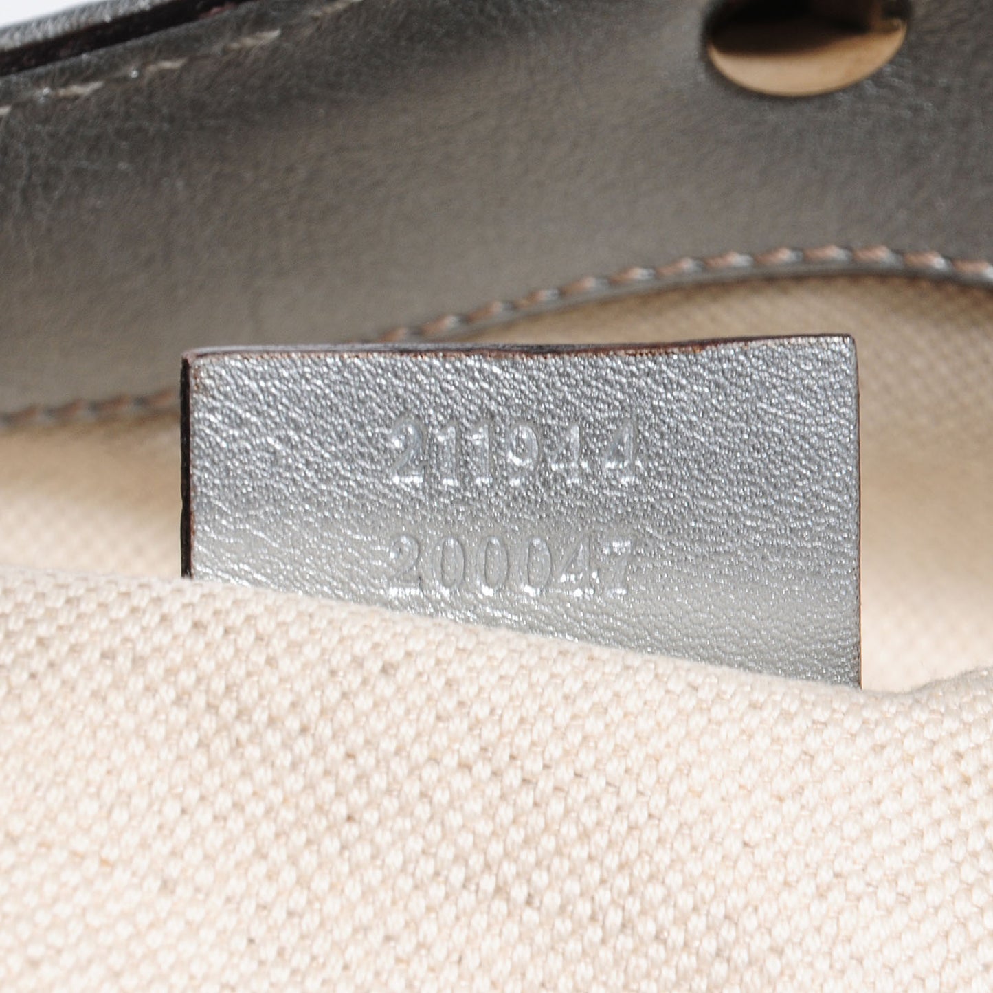 Guccissima Medium Sukey Tote Silver