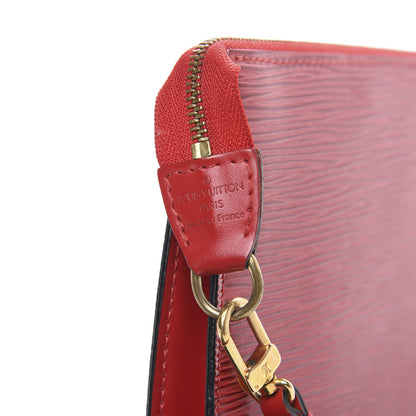 Louis Vuitton Epi Pochette Accessories 21 Castillan Red 14 of 18