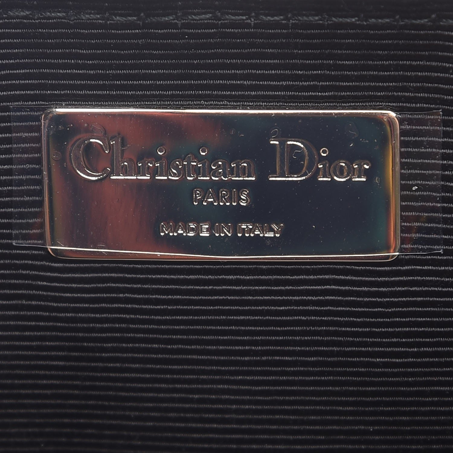 Christian Dior Lambskin Cannage Small Lucky Badge Stardust Backpack Black 6 of 7