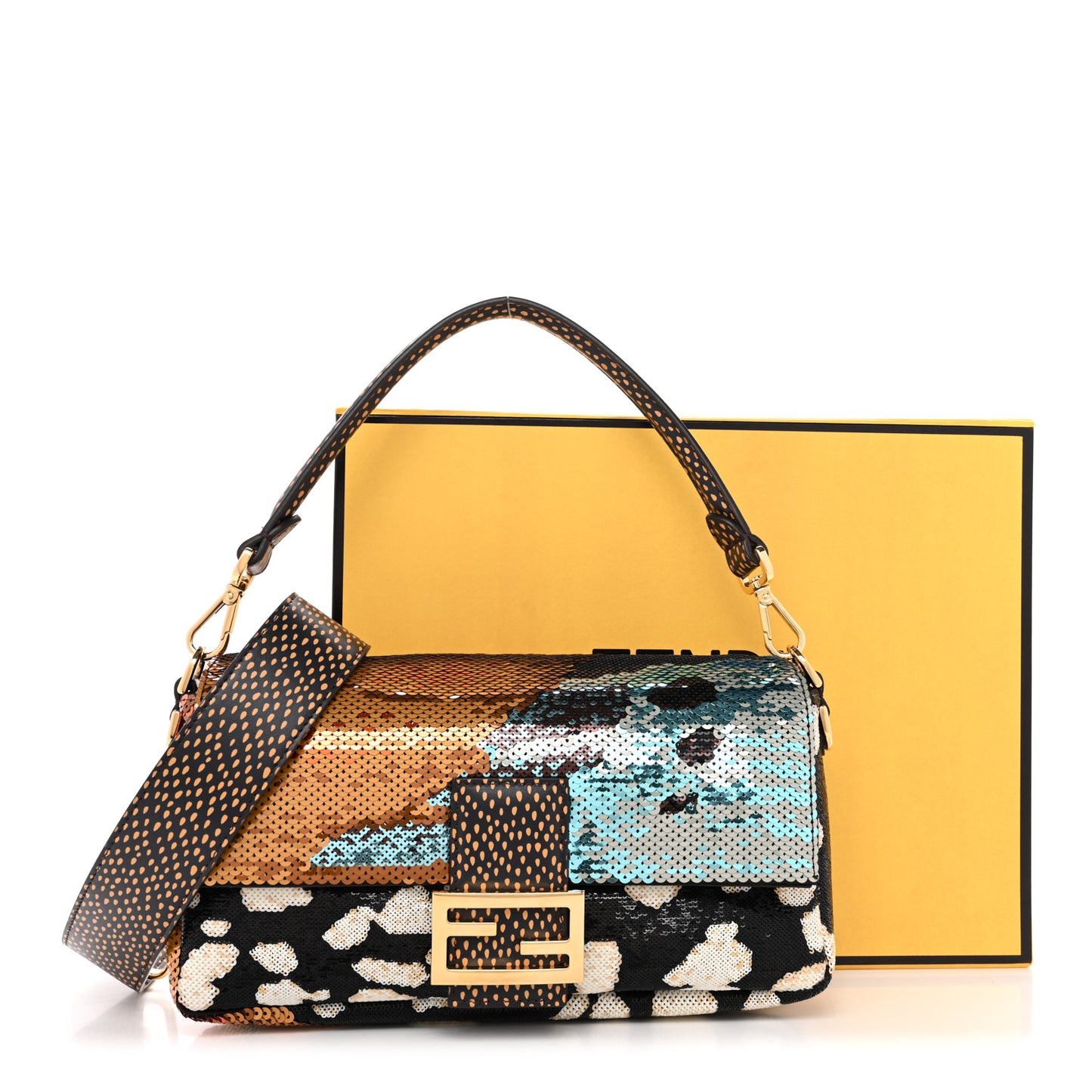 Night Butterfly Sequin Baguette Multicolor