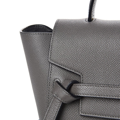 Celine Grained Calfskin Micro Belt Bag Grey 11 of 11