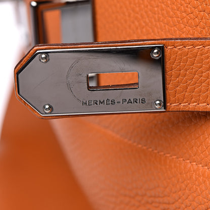 Hermes Togo HAC Travel Birkin 50 Orange 15 of 27