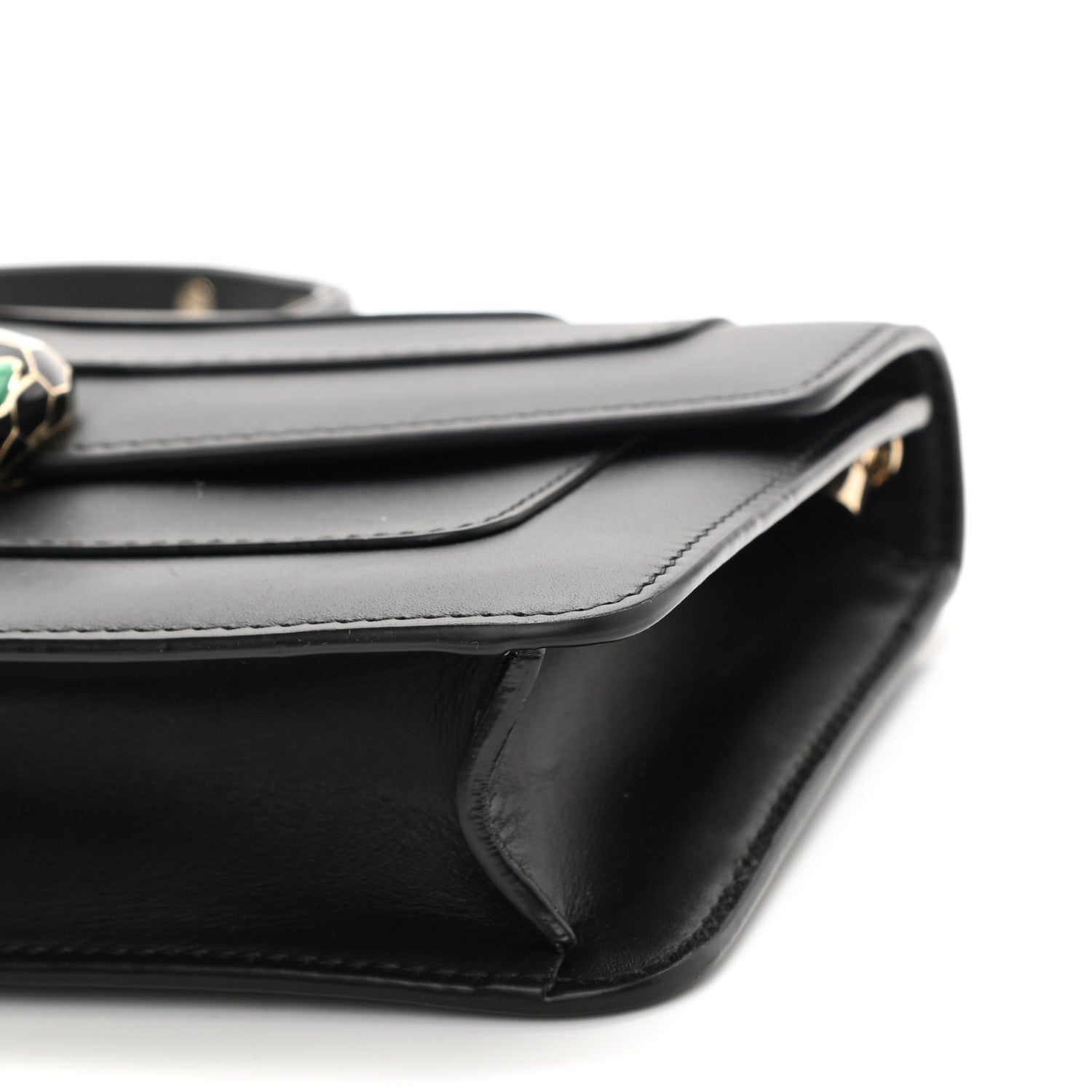 Bulgari Calfskin Serpenti Forever Crossbody Black 10 of 10