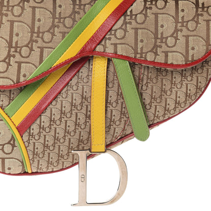 Christian Dior Monogram Rasta Saddle Bag Beige 10 of 10