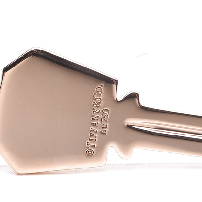 Tiffany 18K Rose Gold Small Modern Keys Hexagon Key Pendant 4 of 5