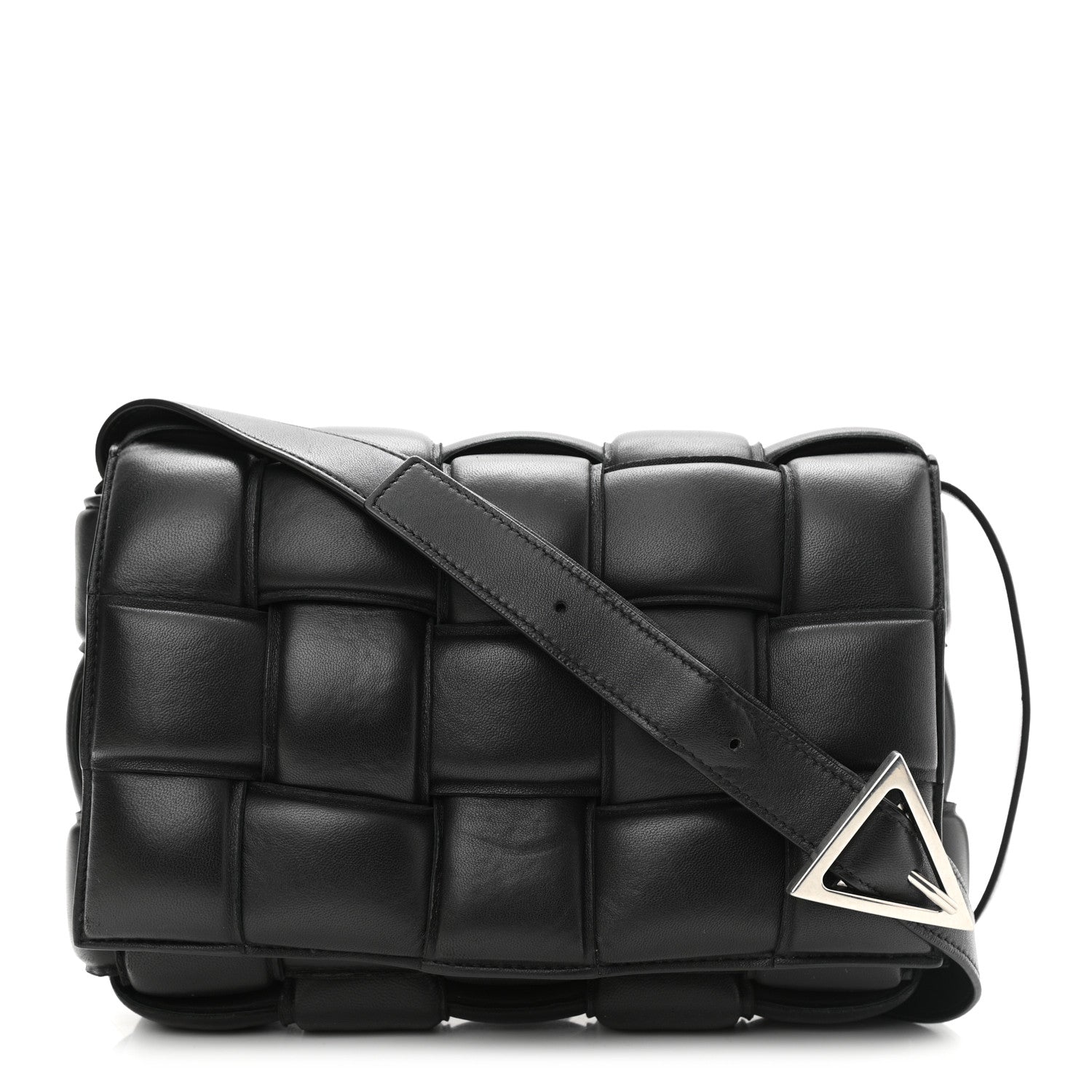 Bottega Veneta Nappa Maxi Intreccio Padded Cassette Crossbody Bag Black 1 of 11