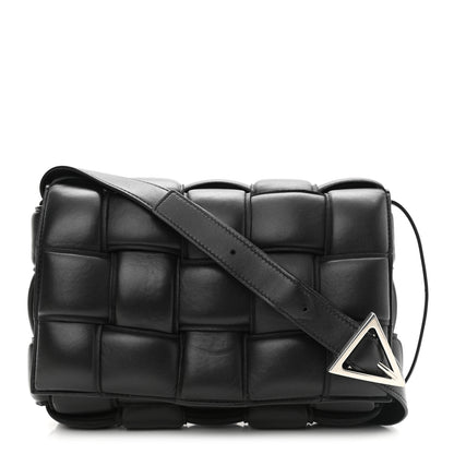 Bottega Veneta Nappa Maxi Intreccio Padded Cassette Crossbody Bag Black 1 of 11