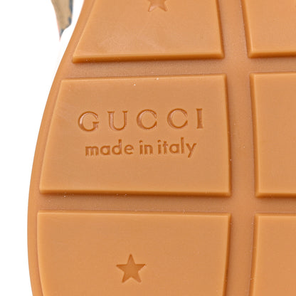 Gucci Monogram Multicolor Mens Rhyton Sneakers 9 Yellow Blue Great White Tabasco 6 of 8