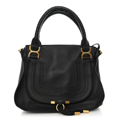 Chloe Calfskin Medium Marcie Satchel Black 1 of 9