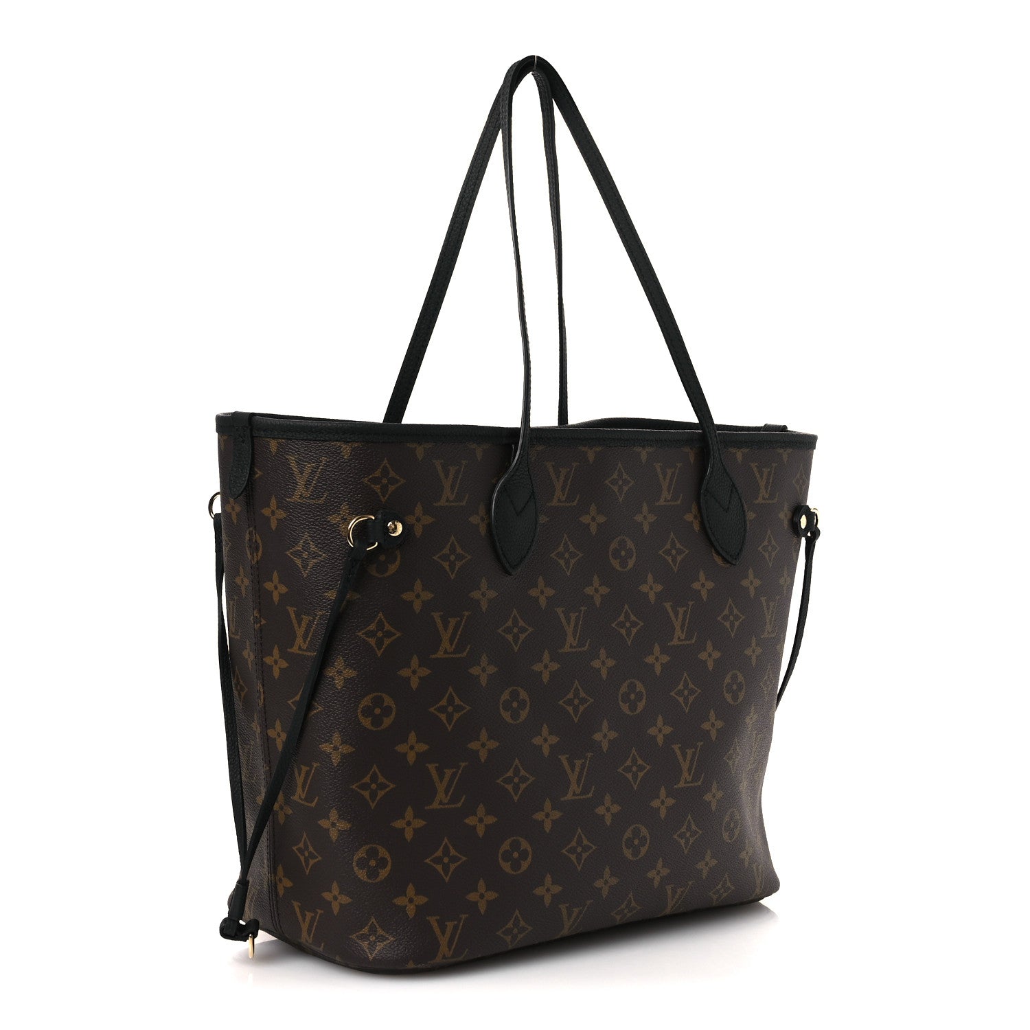 Louis Vuitton Monogram Calfskin Neo Neverfull Inside Out MM Black 6 of 20