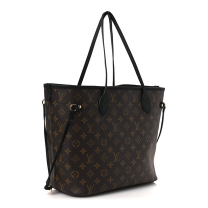 Louis Vuitton Monogram Calfskin Neo Neverfull Inside Out MM Black 6 of 20