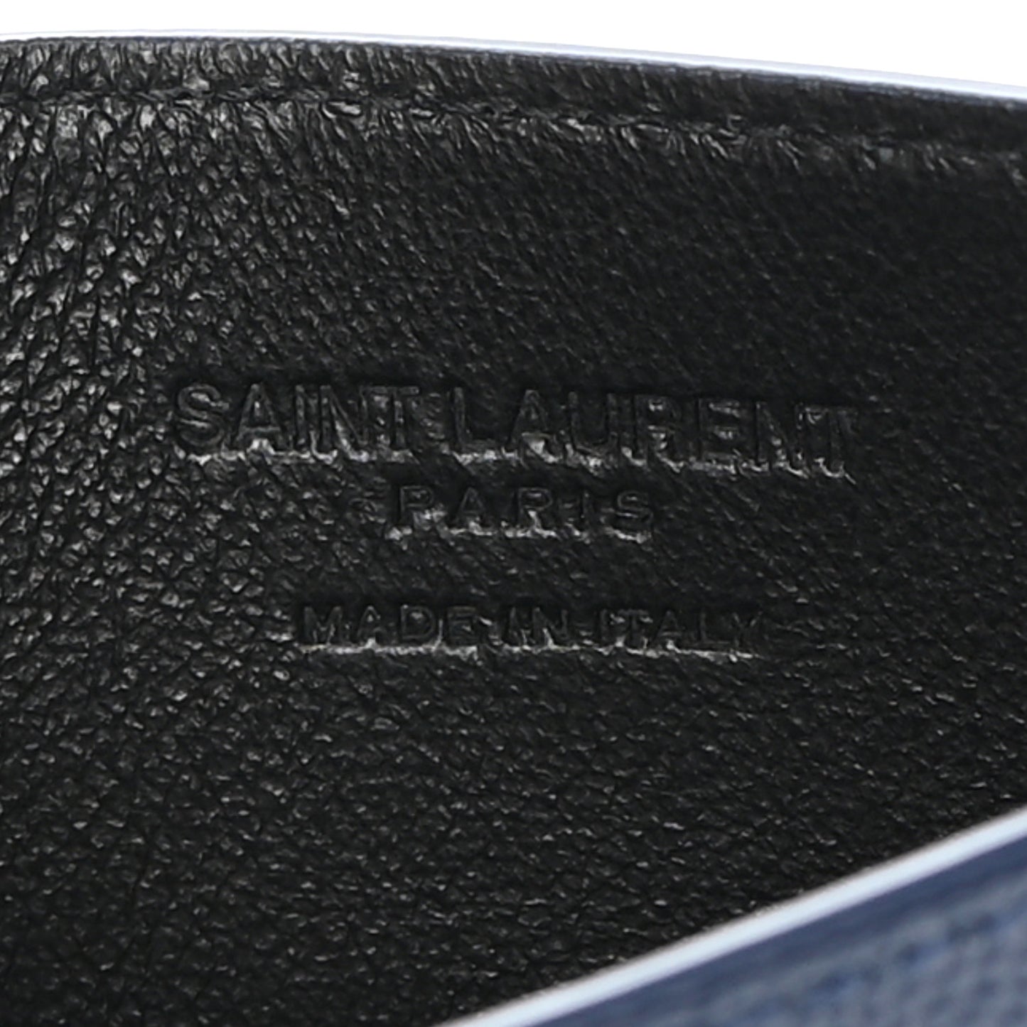 Grain De Poudre Monogram Uptown Chain Wallet Blue Charron
