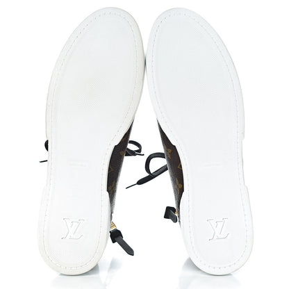Louis Vuitton Calfskin Monogram World Tour Sneaker Boot 40 5 of 10