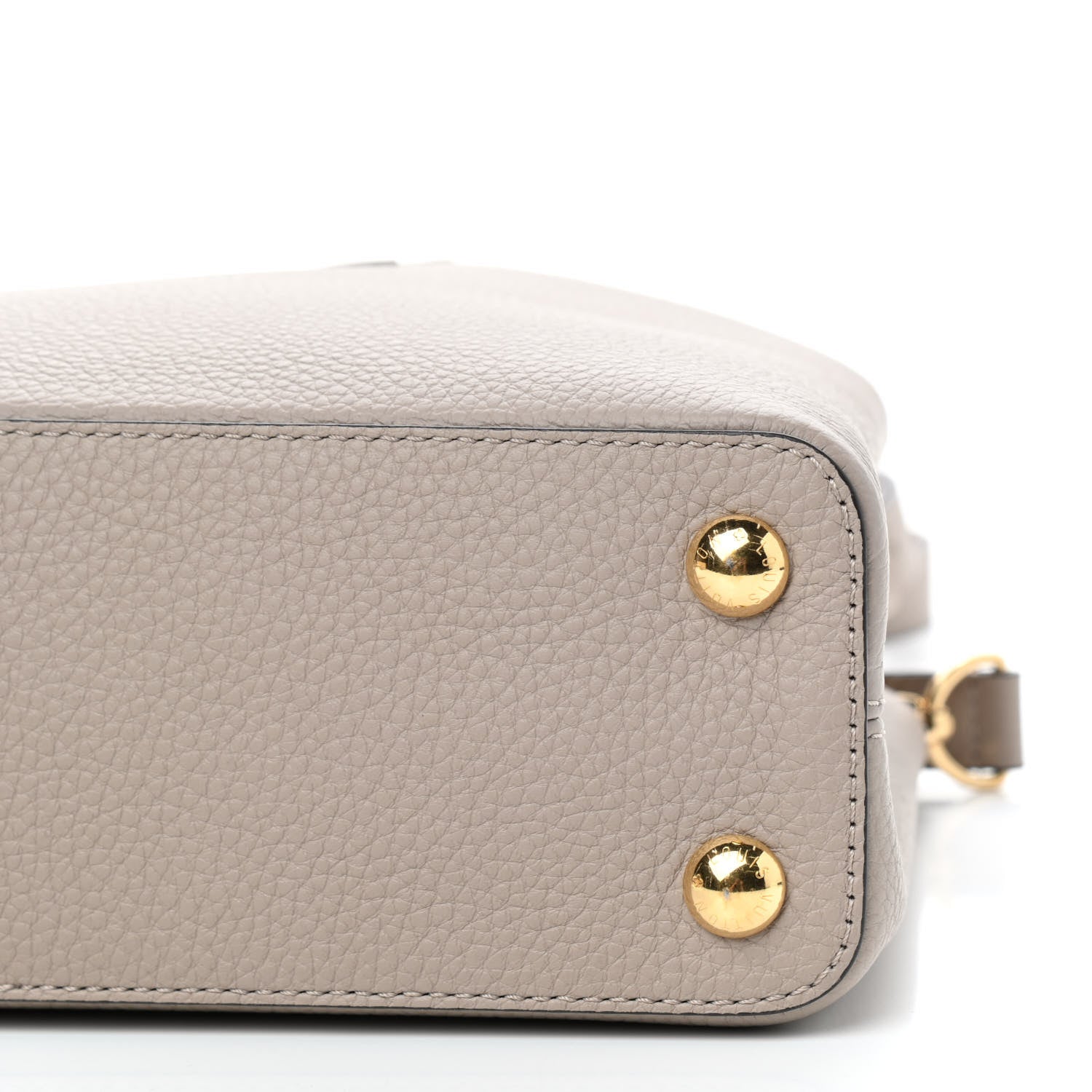 Louis Vuitton Taurillon Capucines BB Galet 8 of 8