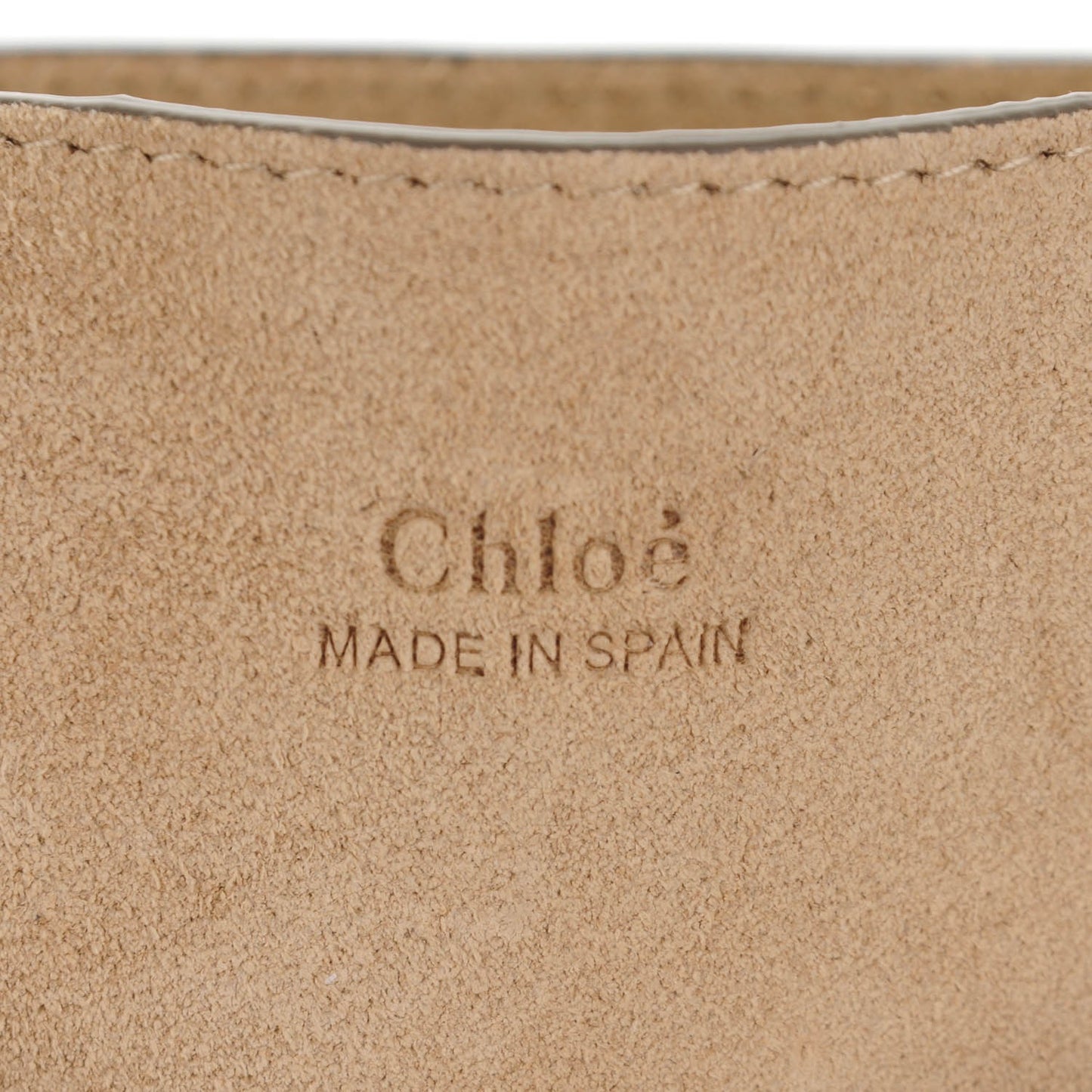 Suede Calfskin Small Faye Shoulder Bag Motty Grey