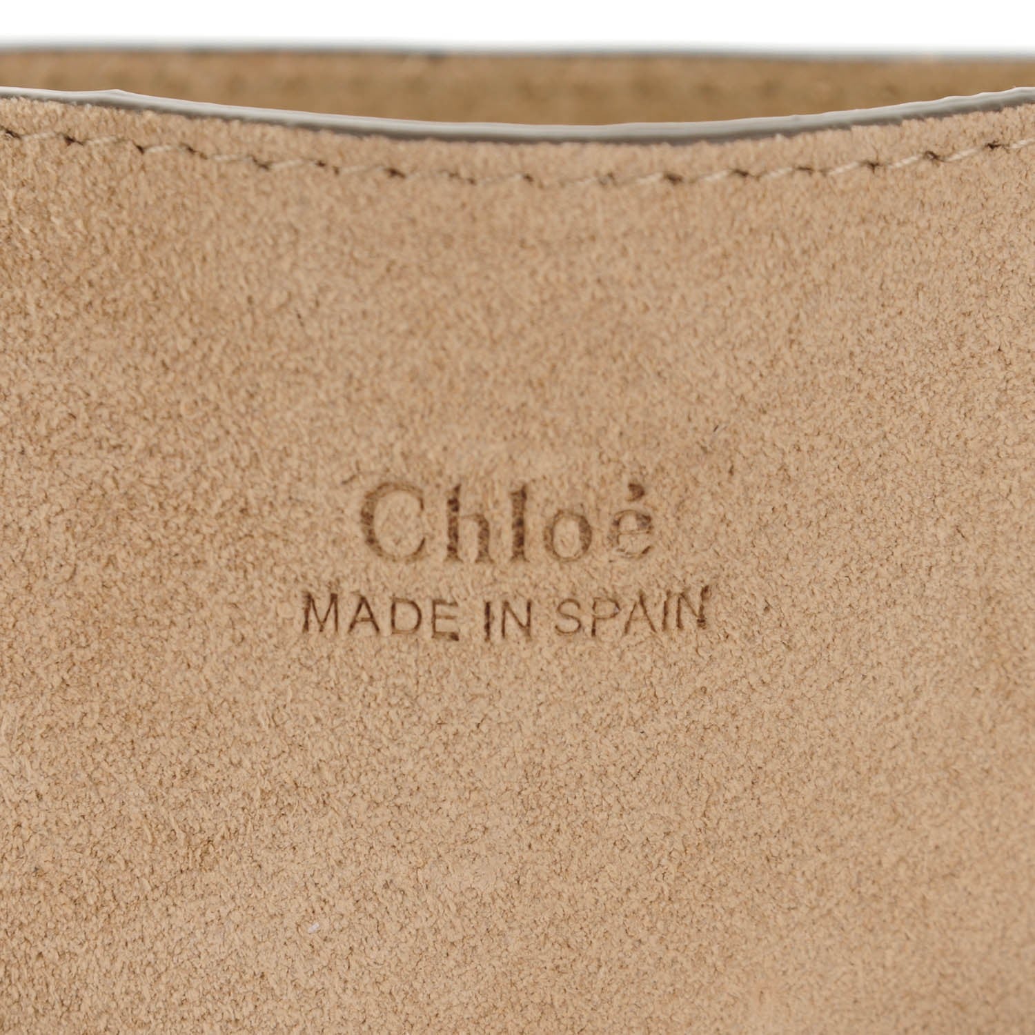 Chloe Suede Calfskin Small Faye Shoulder Bag Motty Grey 6 of 8