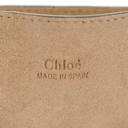 Chloe Suede Calfskin Small Faye Shoulder Bag Motty Grey 6 of 8