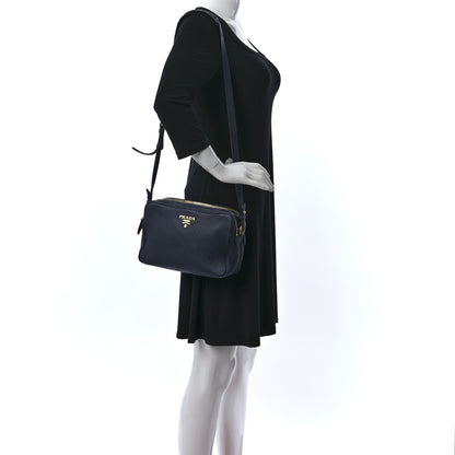 Prada Vitello Phenix Camera Bag Baltico 2 of 10