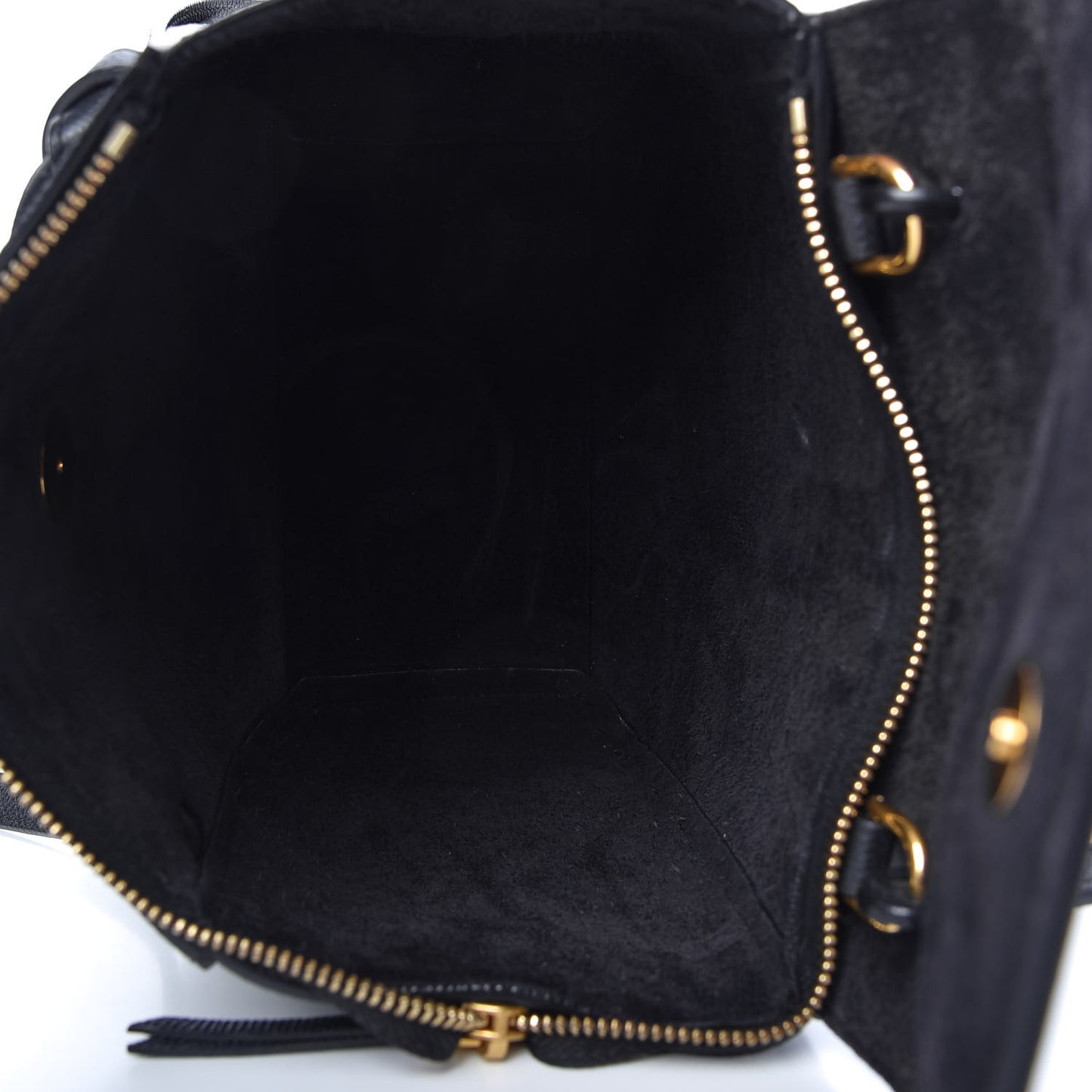 Grained Calfskin Nano Belt Bag Black