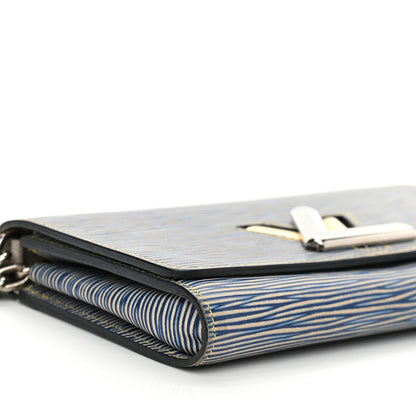 Louis Vuitton Epi Twist Chain Wallet Denim Light 9 of 11