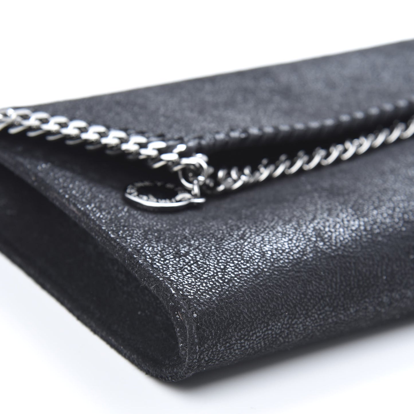 Shaggy Deer Mini Falabella Crossbody Bag Black