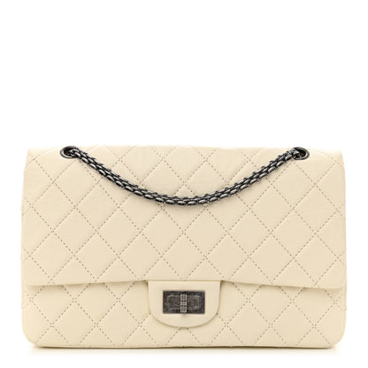 Chanel Aged Calfskin Quilted 2.55 Reissue 227 Flap White 1 of 9