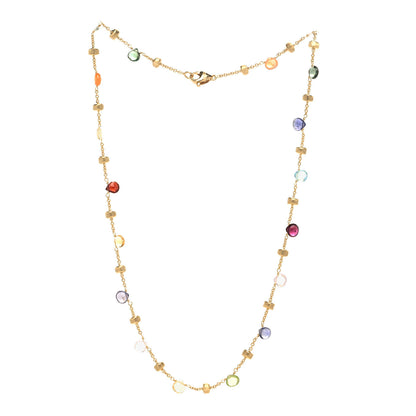 Marco Bicego 18K Yellow Gold Multi Gemstone Paradise Necklace 3 of 5