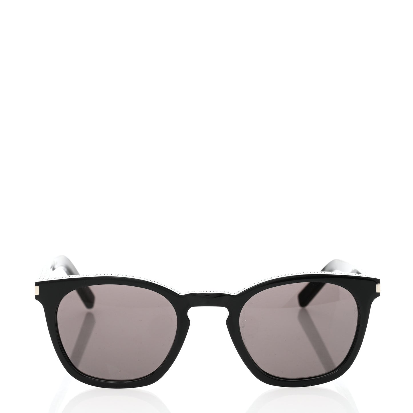 Acetate Studded SL28 Sunglasses Black