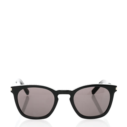 Saint Laurent Acetate Studded SL28 Sunglasses Black 2 of 8