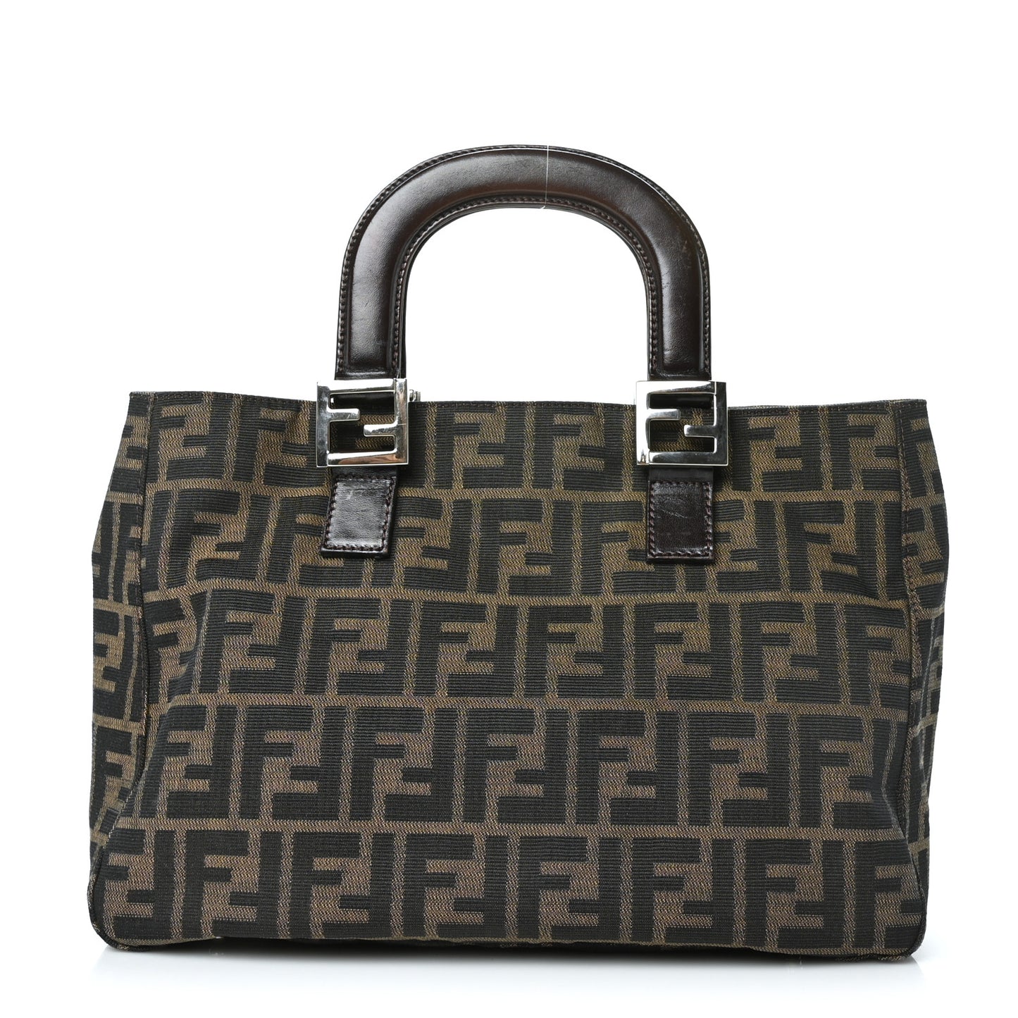 Zucca Top Handle Tote Tobacco