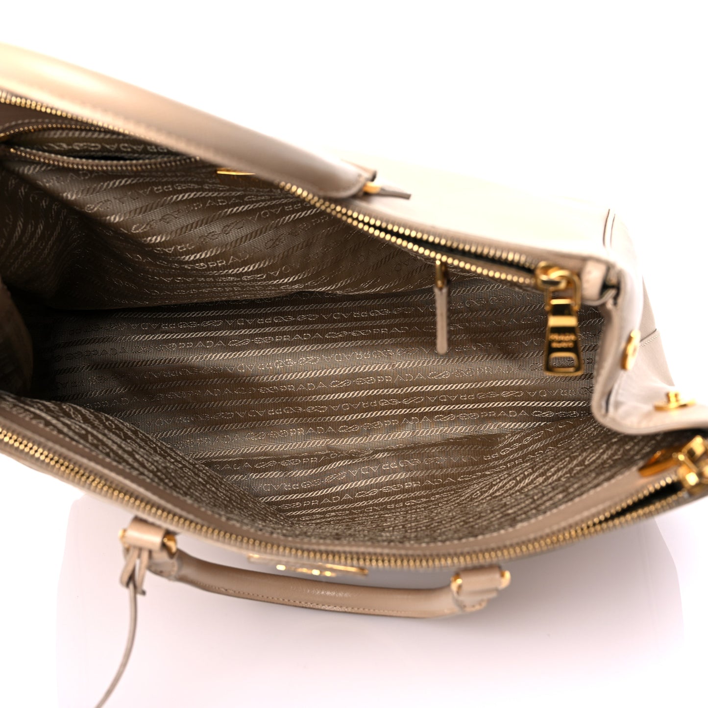Saffiano Large Galleria Double Zip Tote Cammeo
