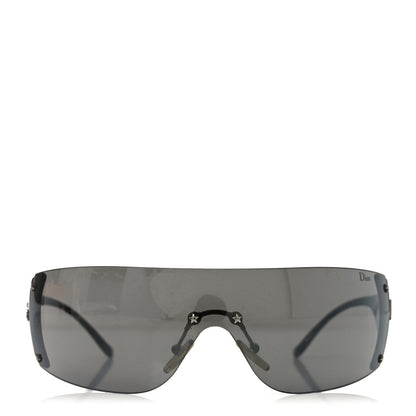 Christian Dior Acetate Shield Ski 6 Sunglasses Black 2 of 6