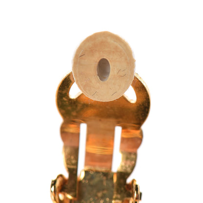 Chanel Metal CC Turnlock Clip On Earrings Gold 5 of 7