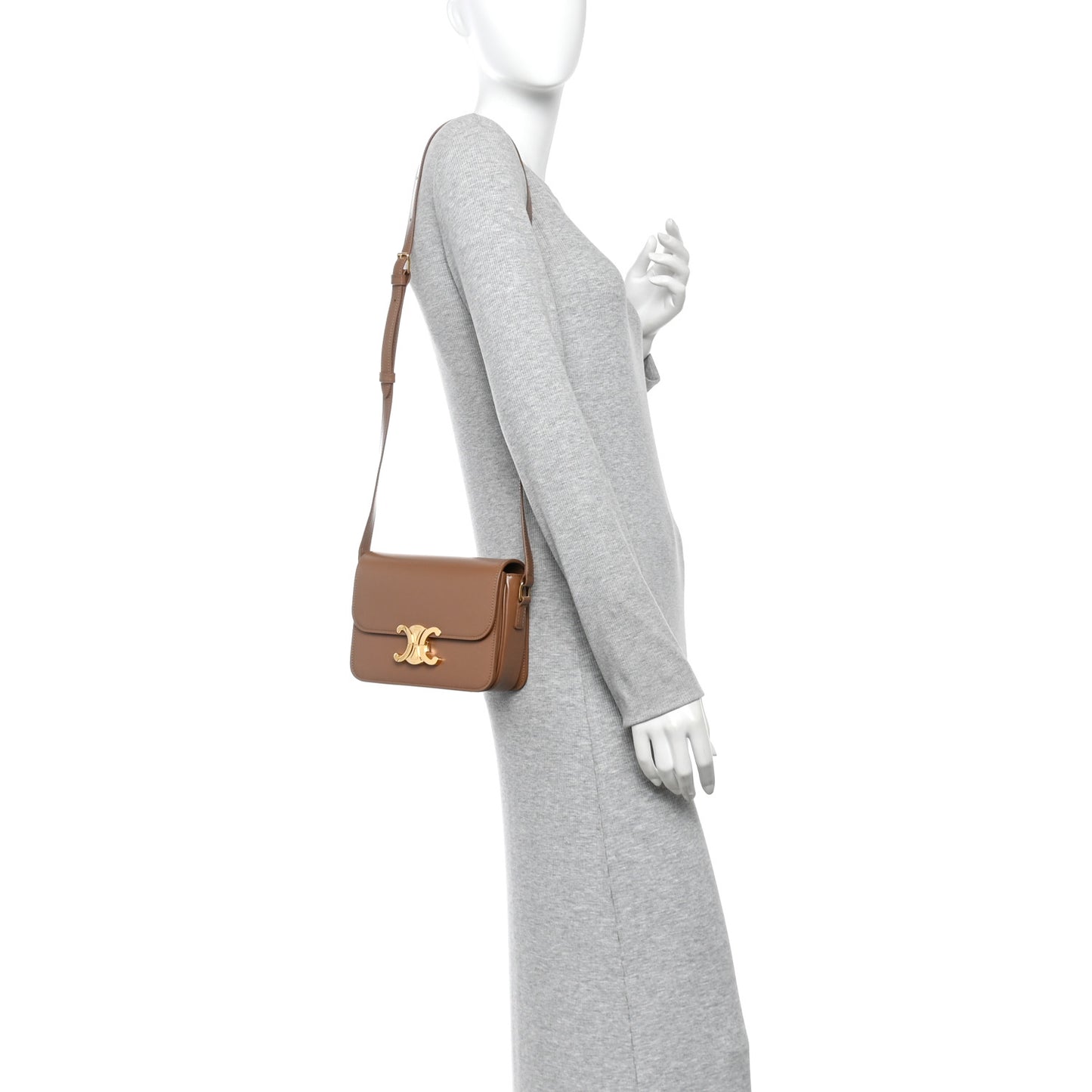 Shiny Calfskin Teen Triomphe Bronze