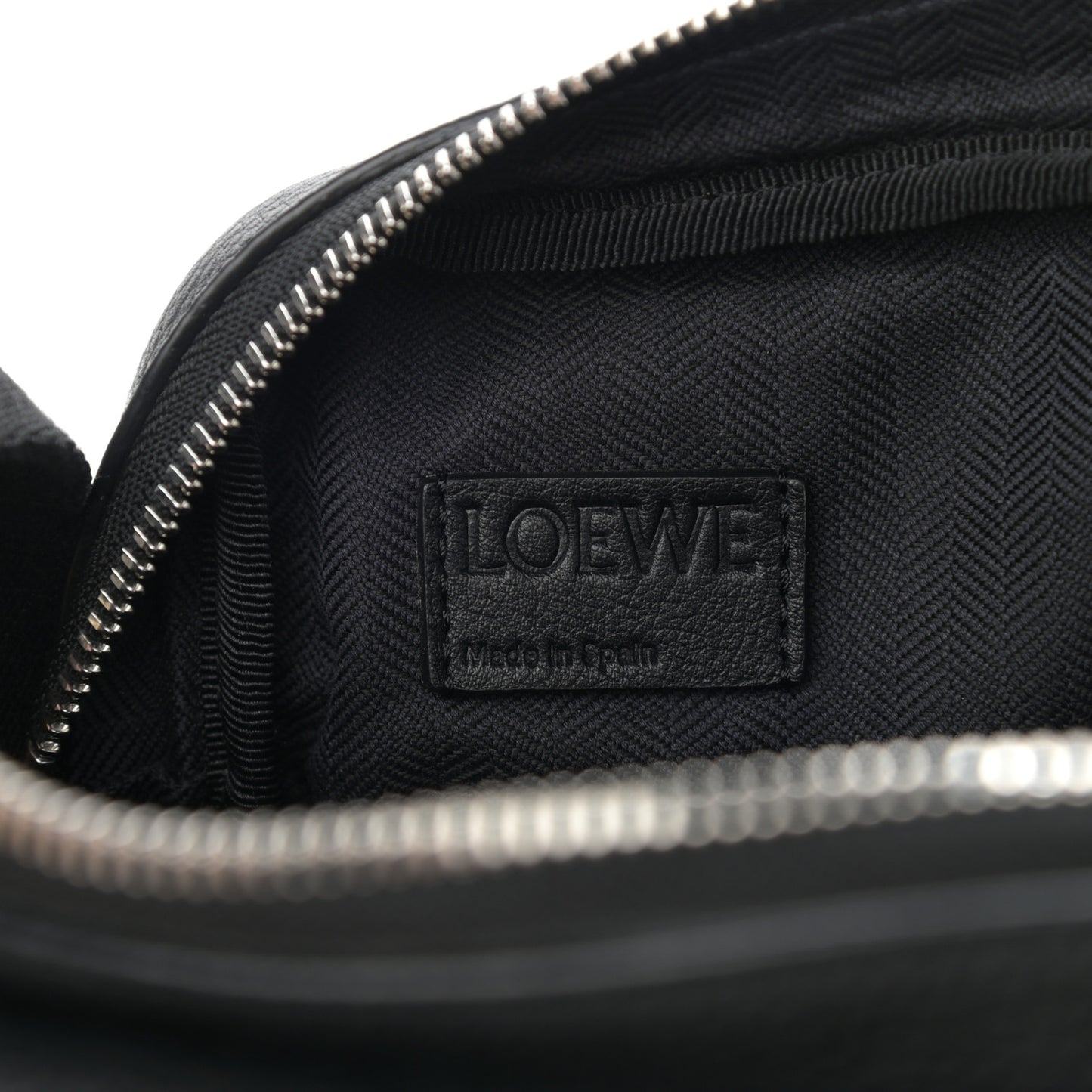 Soft Grained Calfskin XS Military Messenger Bag Black