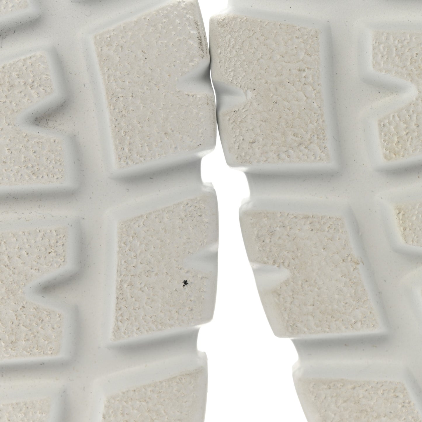 Suede Shearling Triangle Logo Downtown Sneakers 40 Ecru