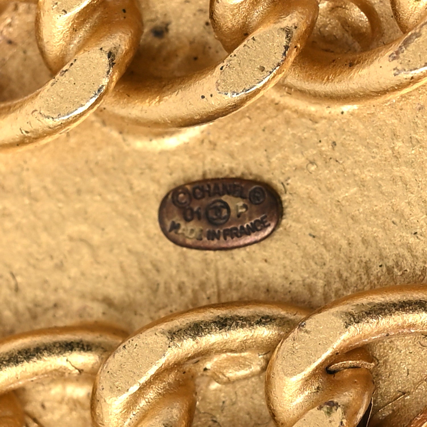 Chanel Chain Wide CC Star Medallion Belt Gold 4 of 5