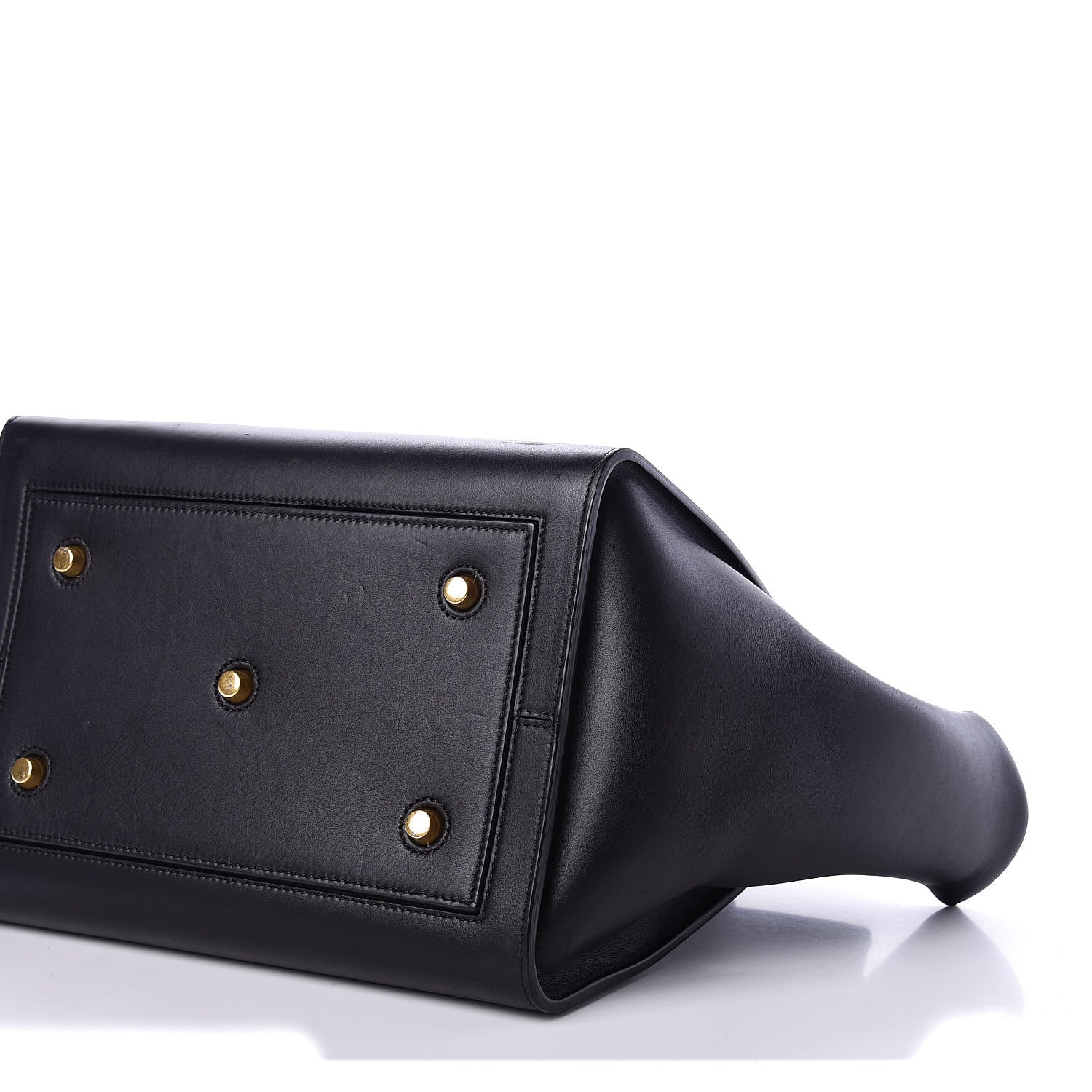 Celine Smooth Calfskin Small Tie Knot Tote Black 7 of 10