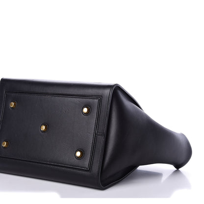 Celine Smooth Calfskin Small Tie Knot Tote Black 7 of 10
