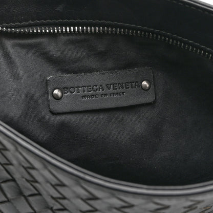Bottega Veneta Nappa Intrecciato VN Crossbody Messenger Bag Black 6 of 12